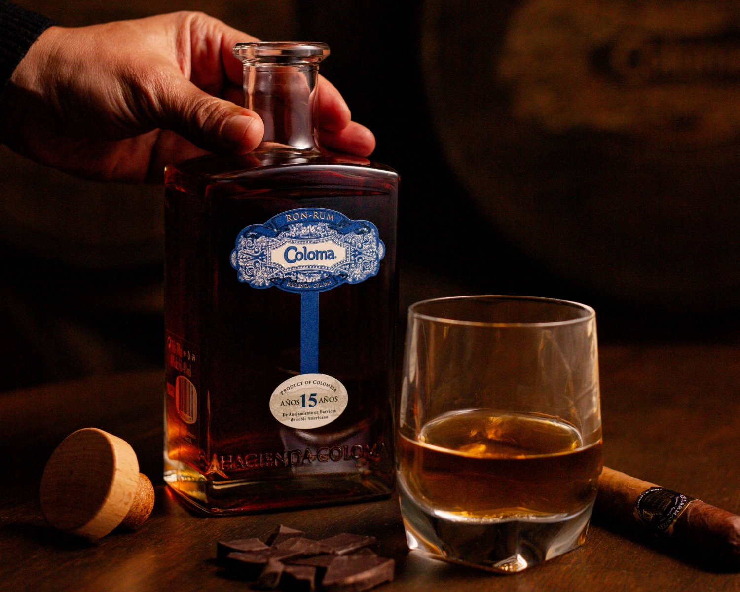 Coloma 15 Y.O. Coffee Liqueur Cask Rum Kolumbia Alko90.sk 2